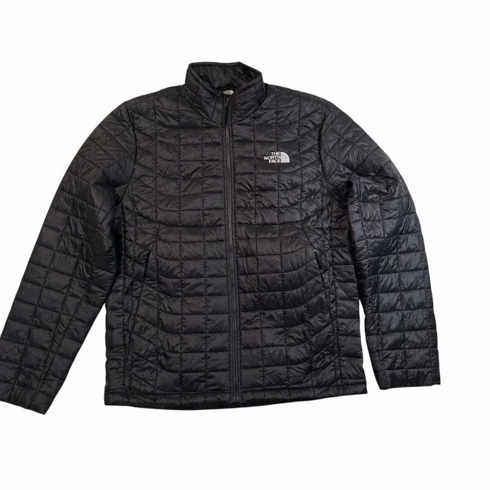 The North Face Thermoball Eco Jacket Mens Medium Black Quilted Puffer NF0A4QSP